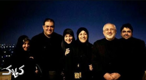 مهسا ظریف و همسرش