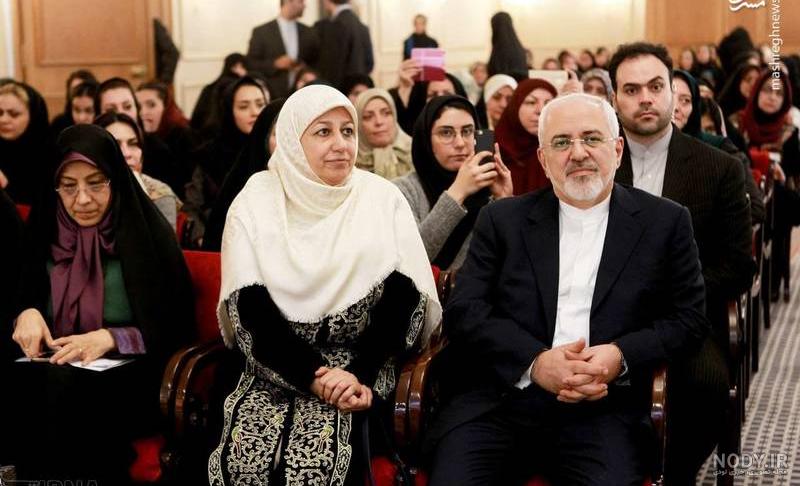 همسر ظریف عکس