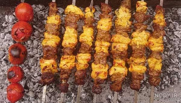 کباب قفقازی تابه ای کباب قفقازی تابه ای