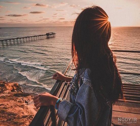 عکس دختر از پشت سر جدید عکس دختر از پشت سر جدید