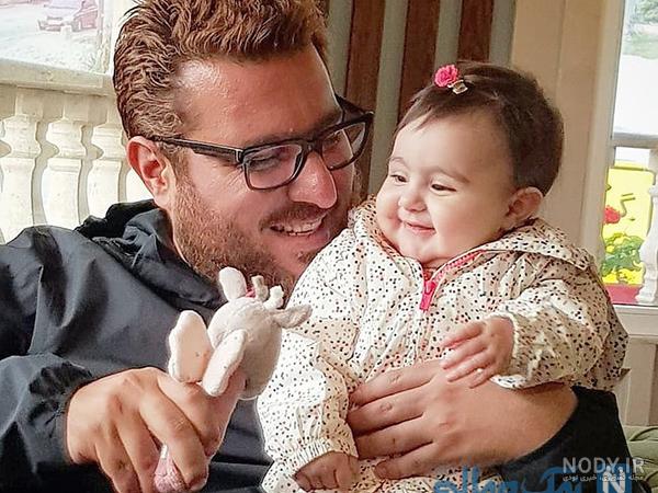 عکس محسن کیایی و دخترش