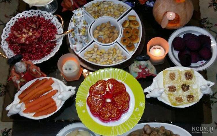 سفره شب یلدا امسال سفره شب یلدا امسال