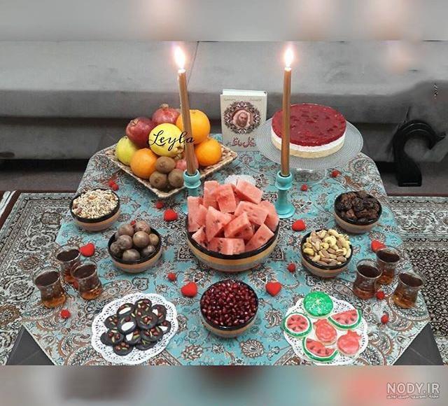 عکس سفره شب یلدا جدید عکس سفره شب یلدا جدید