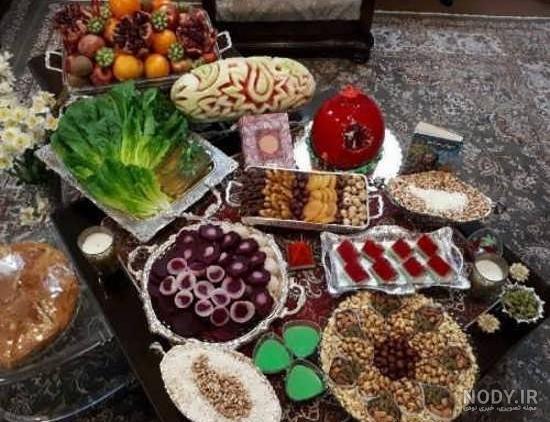 عکس سفرهی شب یلدا عکس سفرهی شب یلدا