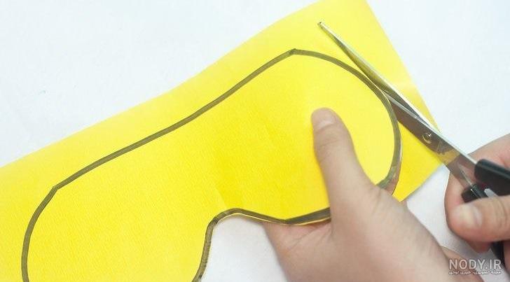 ساخت نقاب دختر کفشدوزکی با نمد