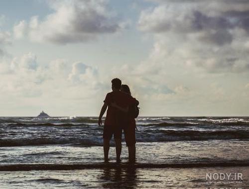 عکس خفن عکس دونفره کنار دریا عاشقانه