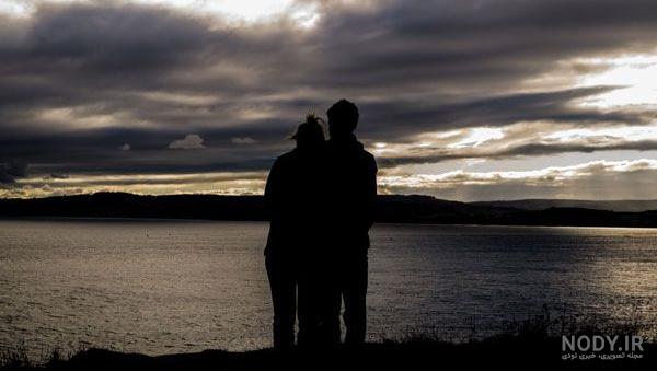 عکس خفن عکس دونفره کنار دریا عاشقانه