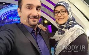 روبوسی نیما کرمی و همسرش روبوسی نیما کرمی و همسرش