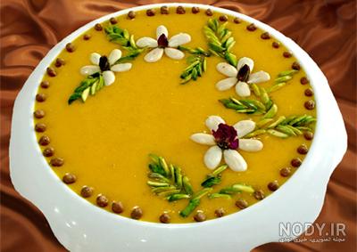 عکس حلوا زرده همدان عکس حلوا زرده همدان
