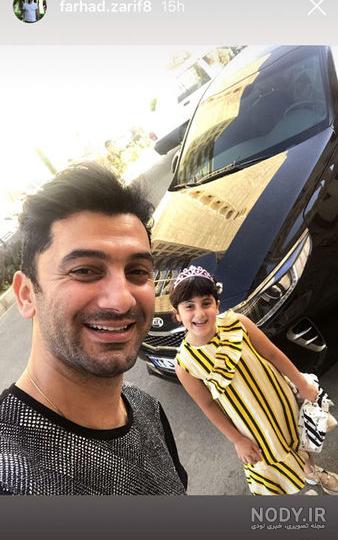 عکس فرهاد ظریف و همسر دومش