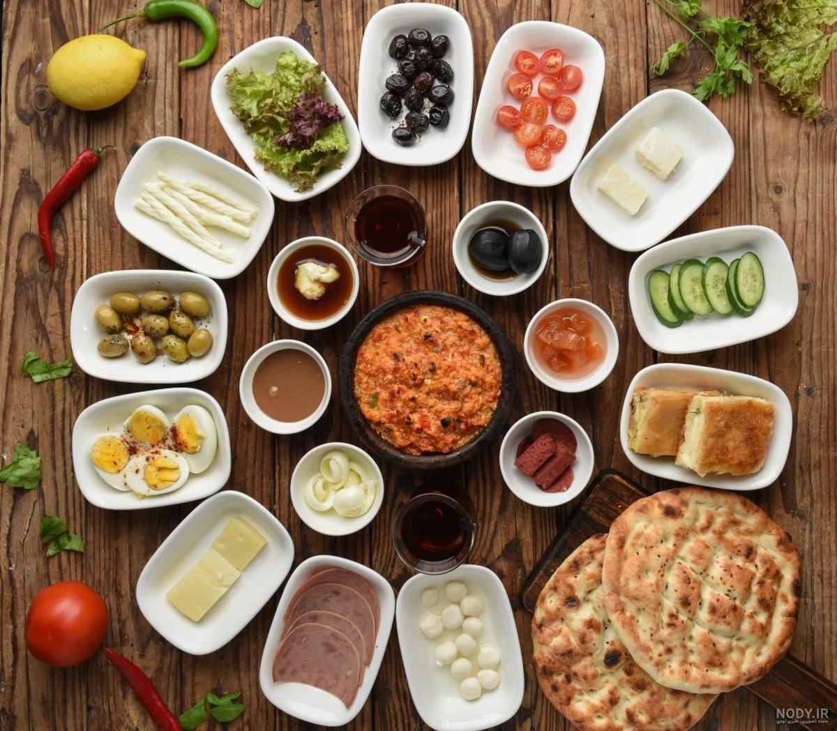 عکس لاکچری صبحانه عکس لاکچری صبحانه