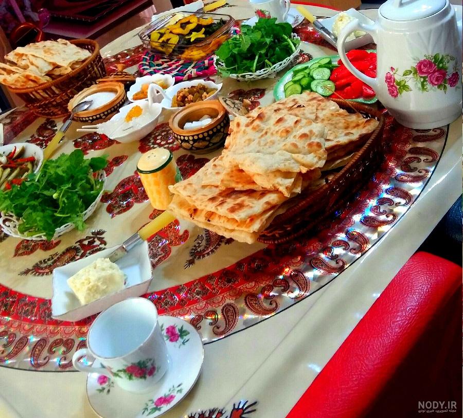 عکس میز صبحانه لاکچری عکس میز صبحانه لاکچری