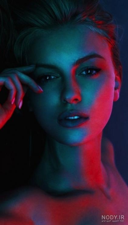 عکس پرتره هنری رنگی
