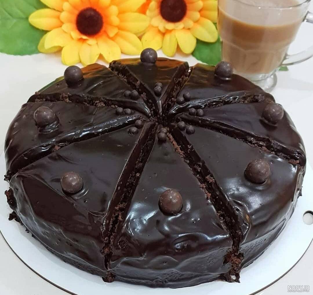 عکس کیک شکلات خیس