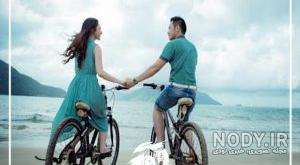 ژست عکس تولد لب دریا