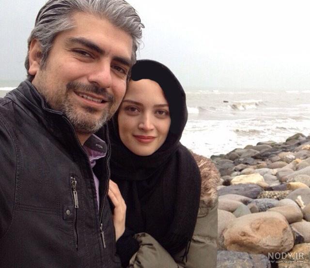 ژست عکس سلفی دونفره در طبیعت
