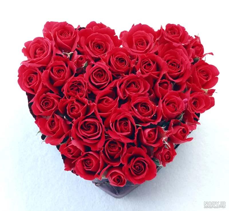 عکس دسته گل قلب