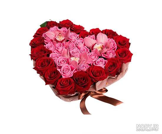 عکس دسته گل و قلب