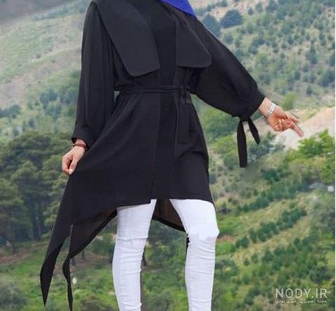 عکس مانتو جدید تابستانی بلند عکس مانتو جدید تابستانی بلند