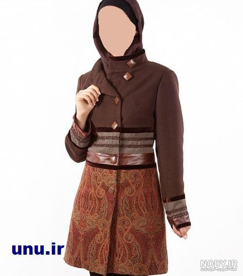 مدل مانتو کرم قهوه ای جدید