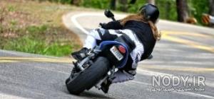 ژست عکاسی با موتور کراس