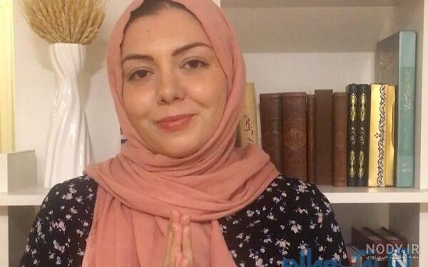 همسر آزاده نامداری در مراسم تشییع حضور داشت