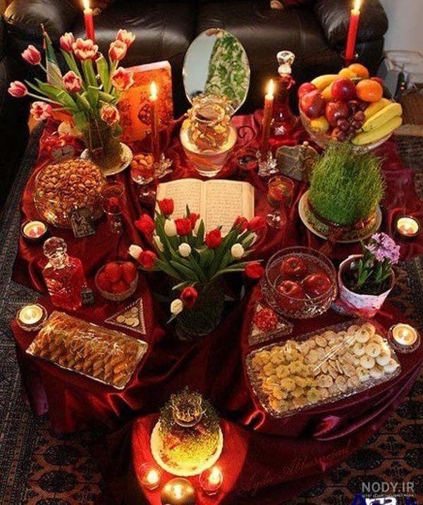 عکس سفره هفت سین ۹۹ عکس سفره هفت سین ۹۹