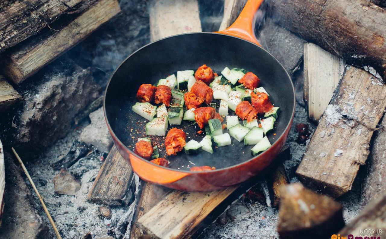 عکس غذا خوردن در طبیعت عکس غذا خوردن در طبیعت