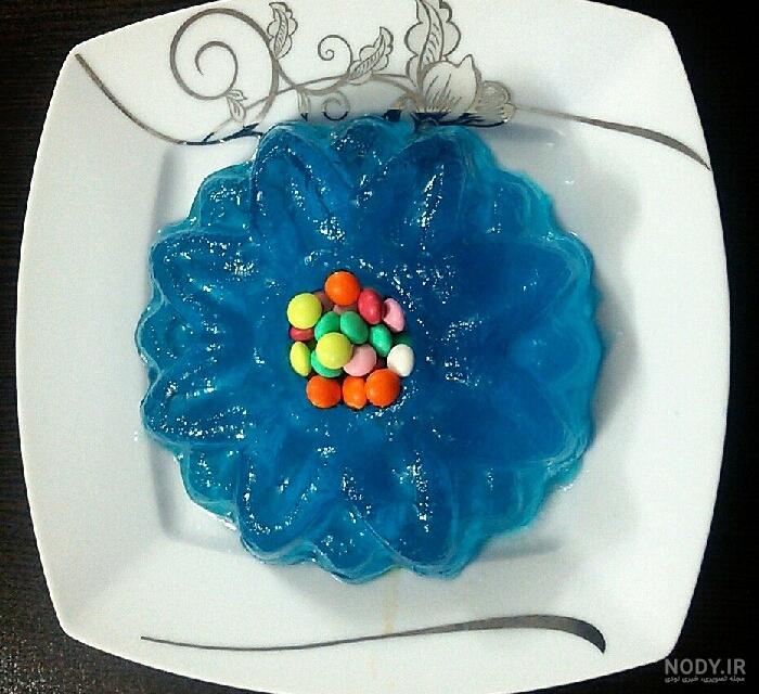 عکس ژله آبی رنگ عکس ژله آبی رنگ