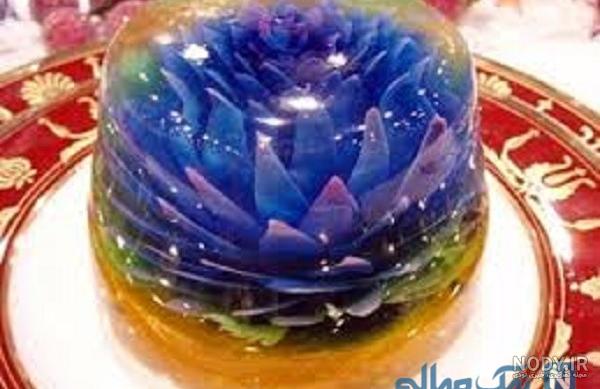 مدل ژله به شکل پرچم ایران