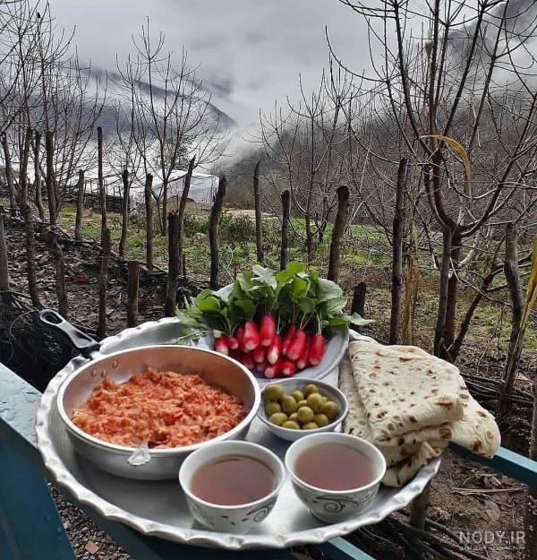 پخت غذا روی آتش پخت غذا روی آتش
