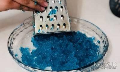 ژله آبی پررنگ ژله آبی پررنگ