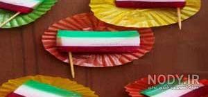 ژله تزریقی به شکل پرچم ایران