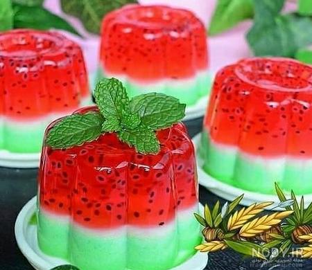 ژله تزریقی به شکل پرچم ایران