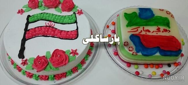 کیک به شکل پرچم ایران