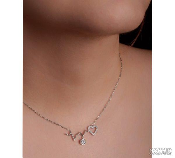 گردنبند قلب نقره گردنبند قلب نقره