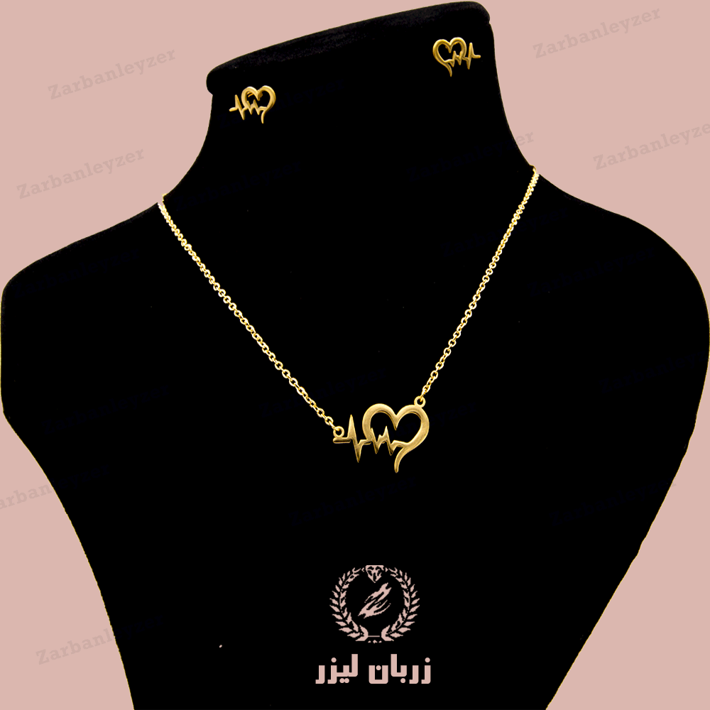 گردنبند قلب واقعی قرمز گردنبند قلب واقعی قرمز