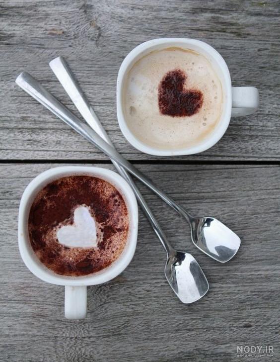  عکس فنجان قهوه رمانتیک