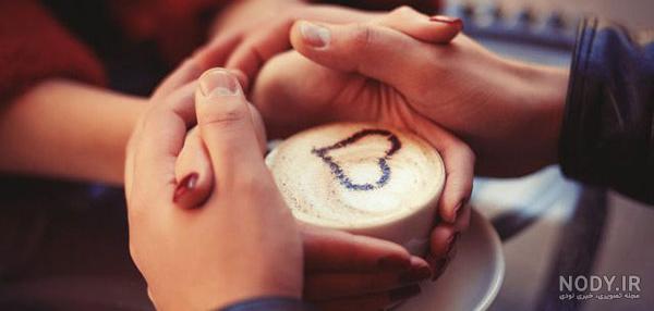 عکس فنجان قهوه رمانتیک