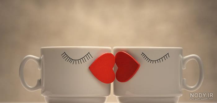  عکس فنجان قهوه رمانتیک
