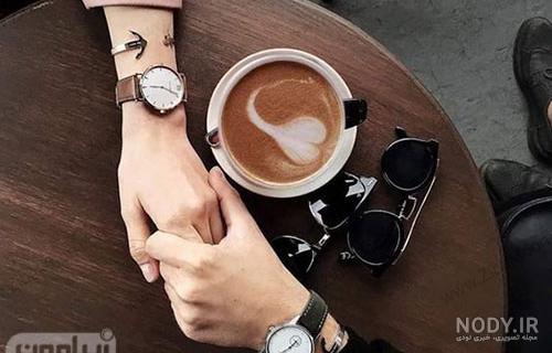 عکس فنجان قهوه رمانتیک