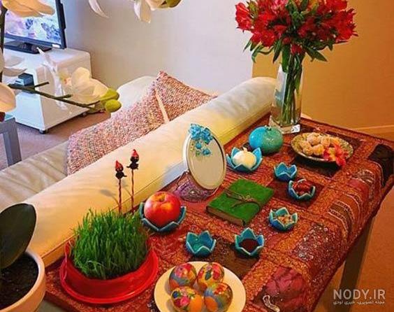 سفره هفت سین مدرن