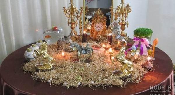 عکس سفره هفت سین لاکچری