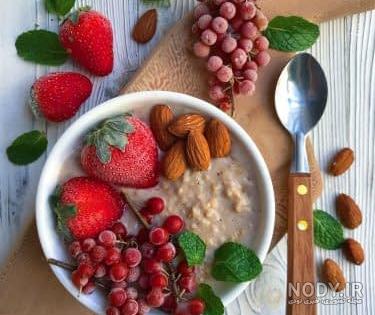 عکس میز صبحانه ساده