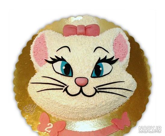 عکس کیک گربه ای