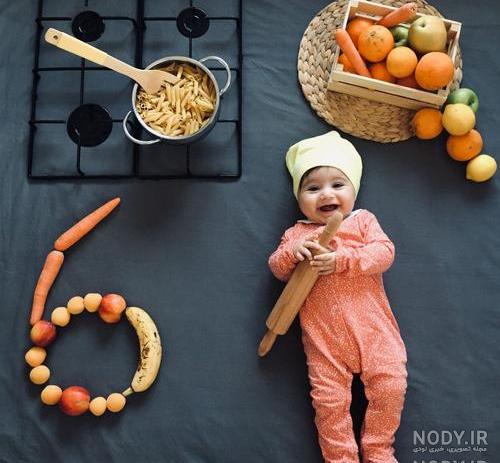عکس ۶ماهگی نوزاد عکس ۶ماهگی نوزاد