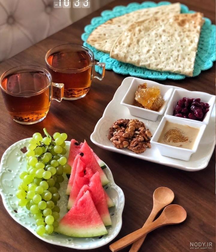 عکسهای صبحانه دونفره