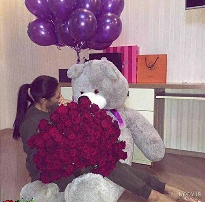 عکس خفن ایده عکاسی با عروسک بزرگسال