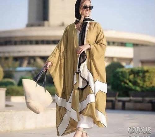 مدل مانتو کتی کوتاه با شلوار گشاد