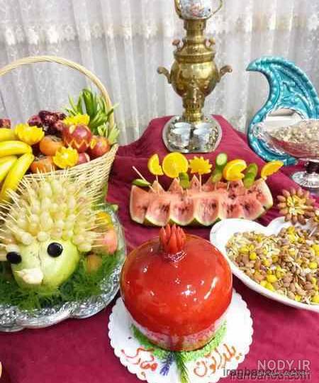 سفره شب یلدا امسال